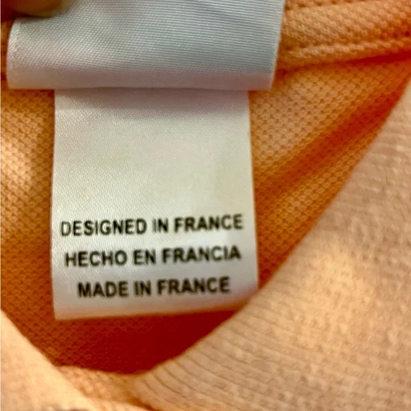 Lacoste women pique Peach Polo Shirt - Picture 5 of 8